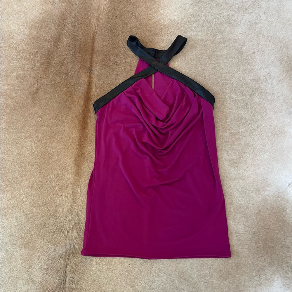 Guess Fuchsia Halter Top